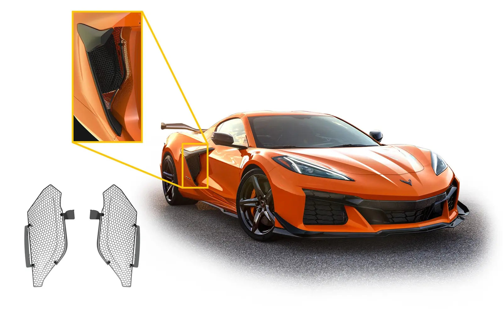 Z06 / E-Ray Side Intake Guards