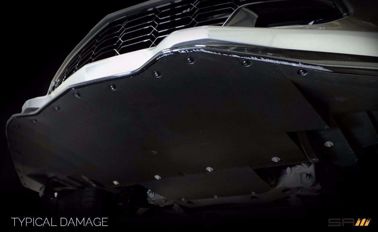 Corvette Z06 Z07 Scrape Armor Skid Plate Bumper Protection 