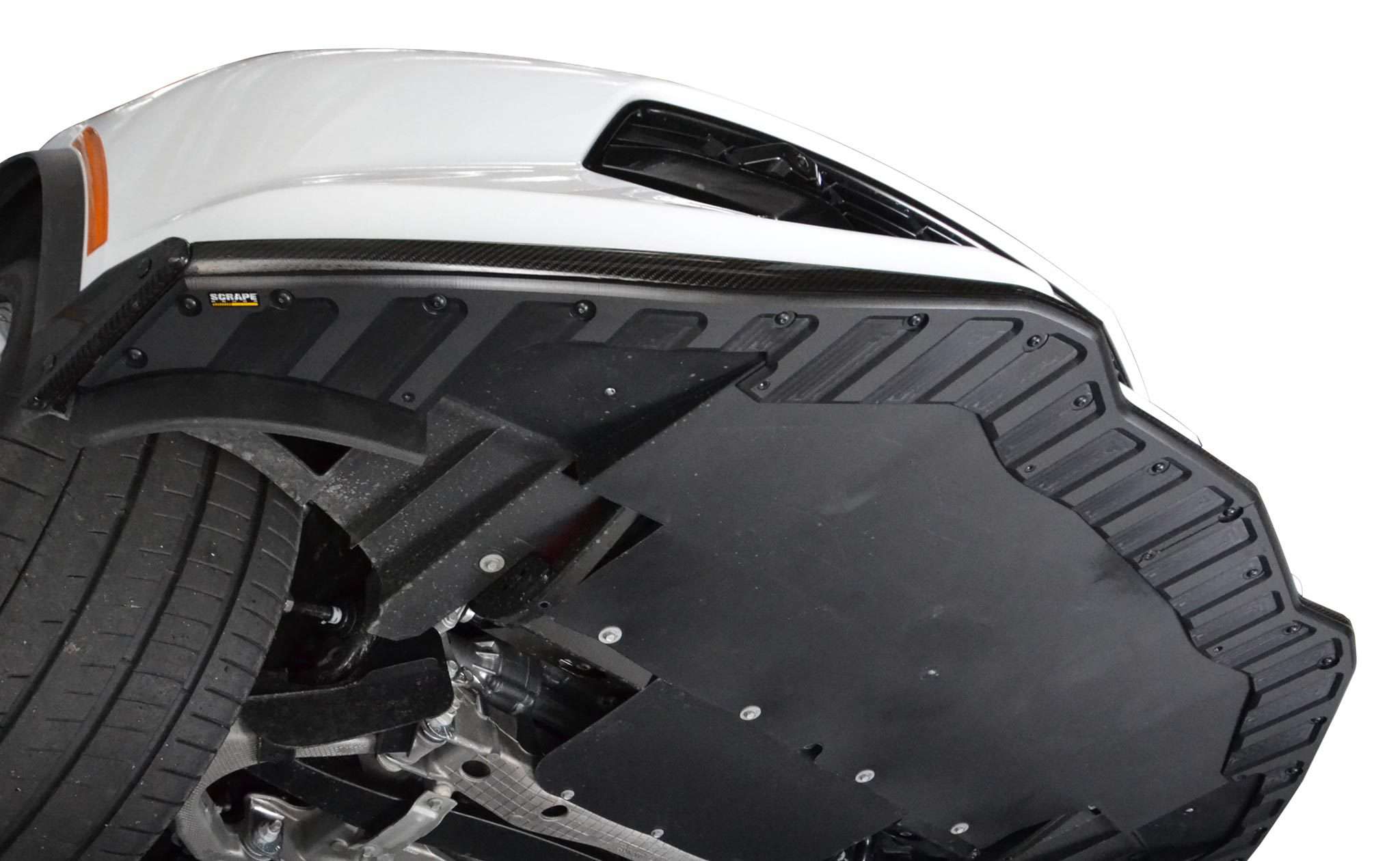 Corvette Z06 Z07 Scrape Armor Skid Plate Bumper Protection 