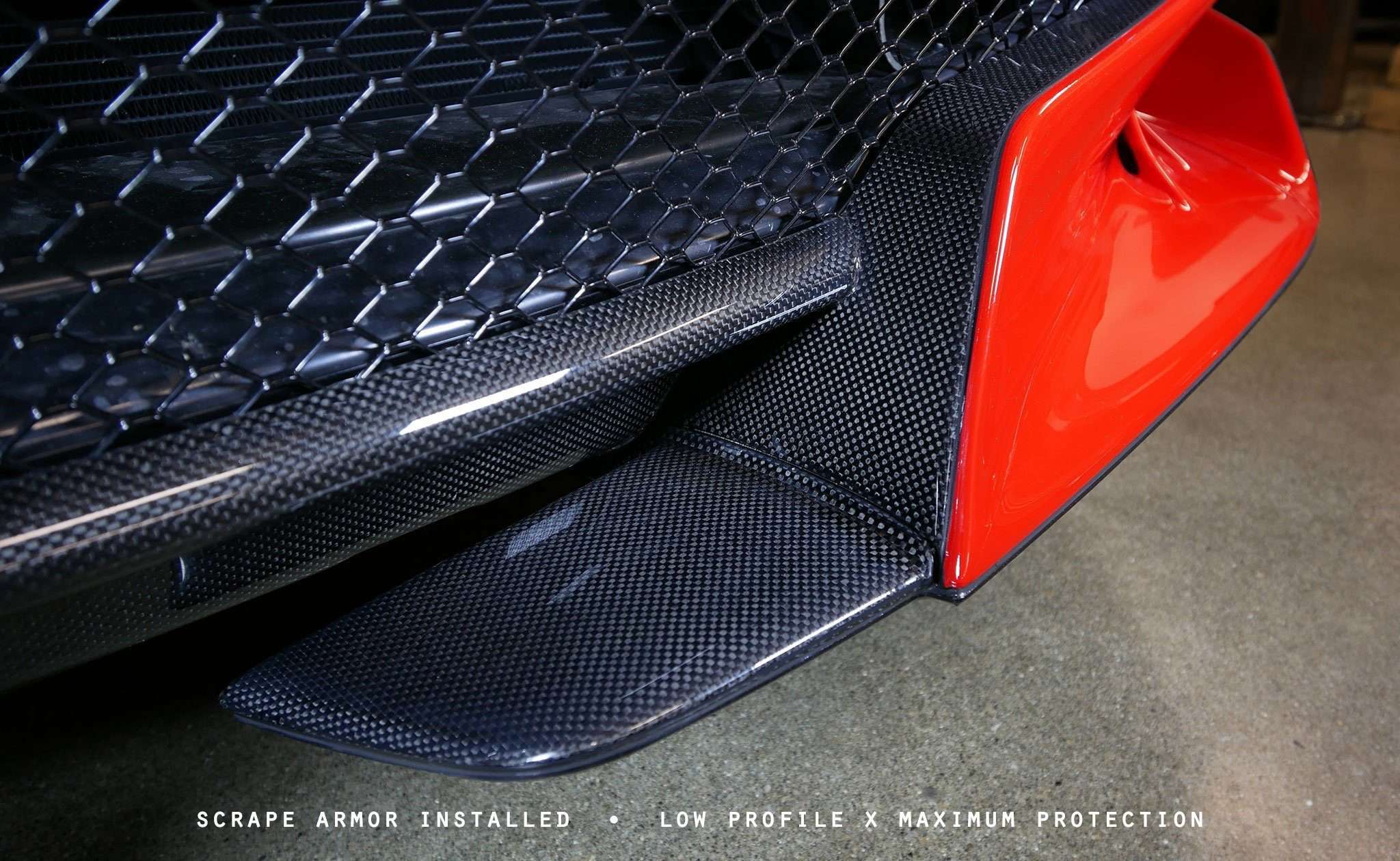 Scrape Armor Bumper Protection - Ferrari F12 TDF 2016 - 2017