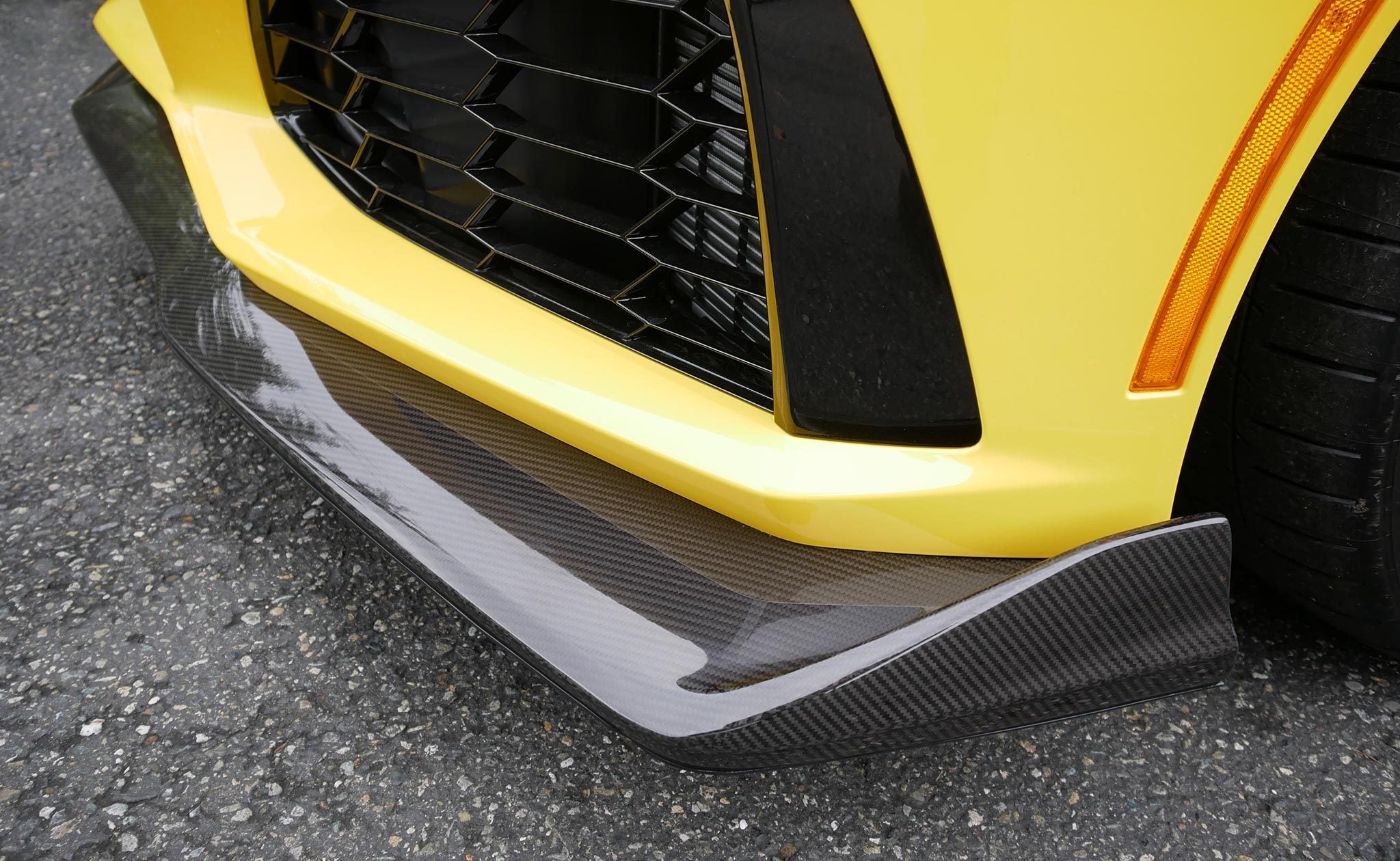 Corvette ZR1 Scrape Armor Front Splitter Skid Plate Protection