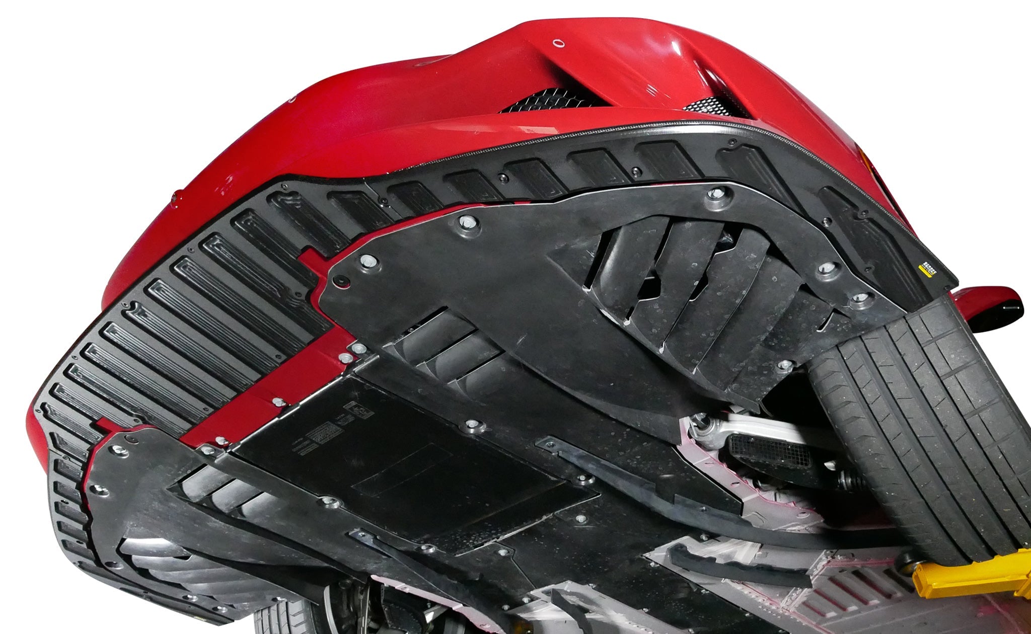Ferrari F8 Tributo Scrape Armor Skid Plate Bumper Protection