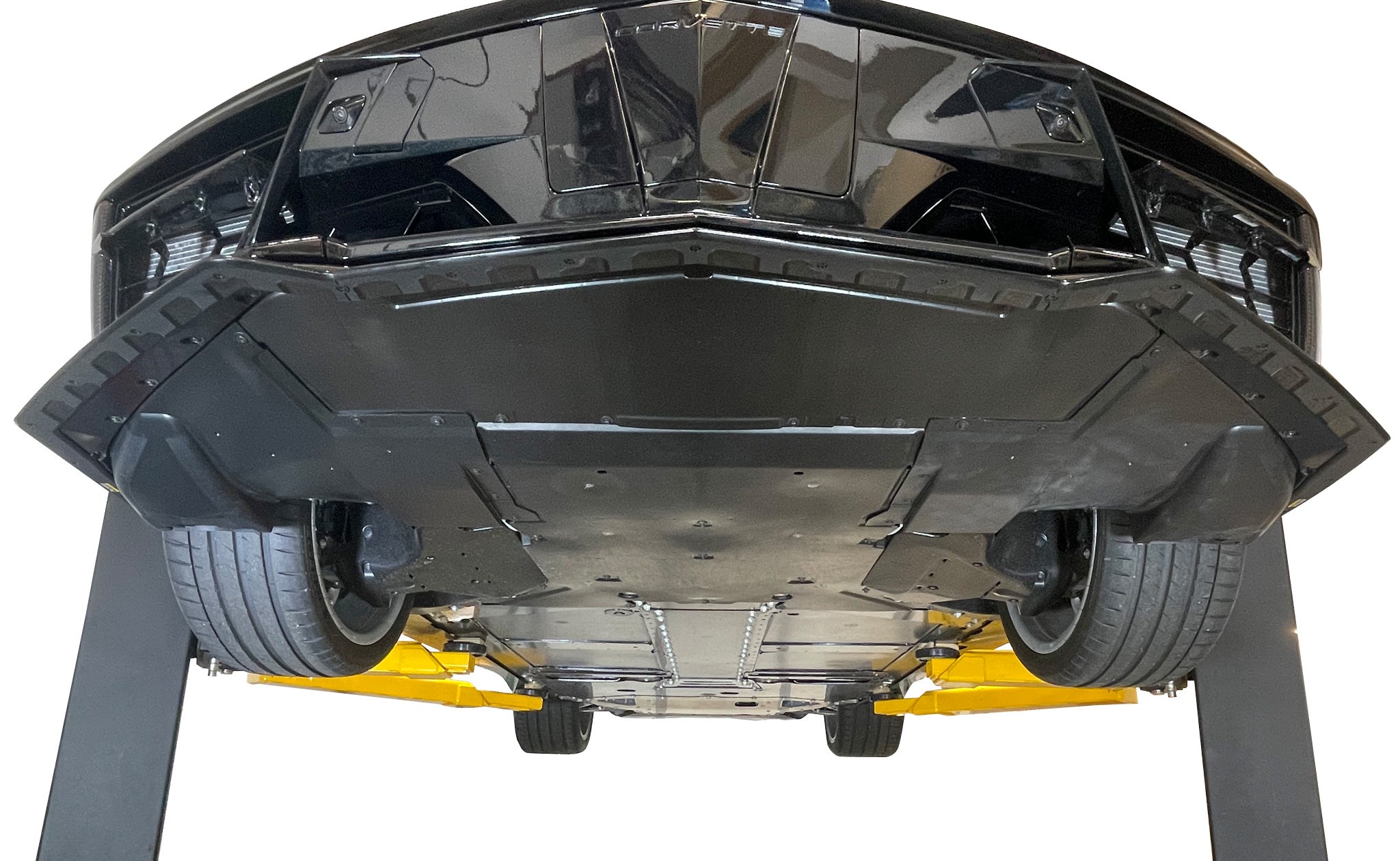 C8 Corvette Ground Effects Skid Plate Carbon Fiber Carbon Flash Carbon Package