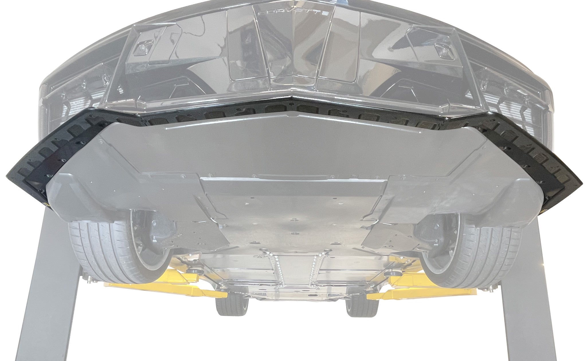 C8 Corvette Ground Effects Skid Plate Carbon Fiber Carbon Flash Carbon Package