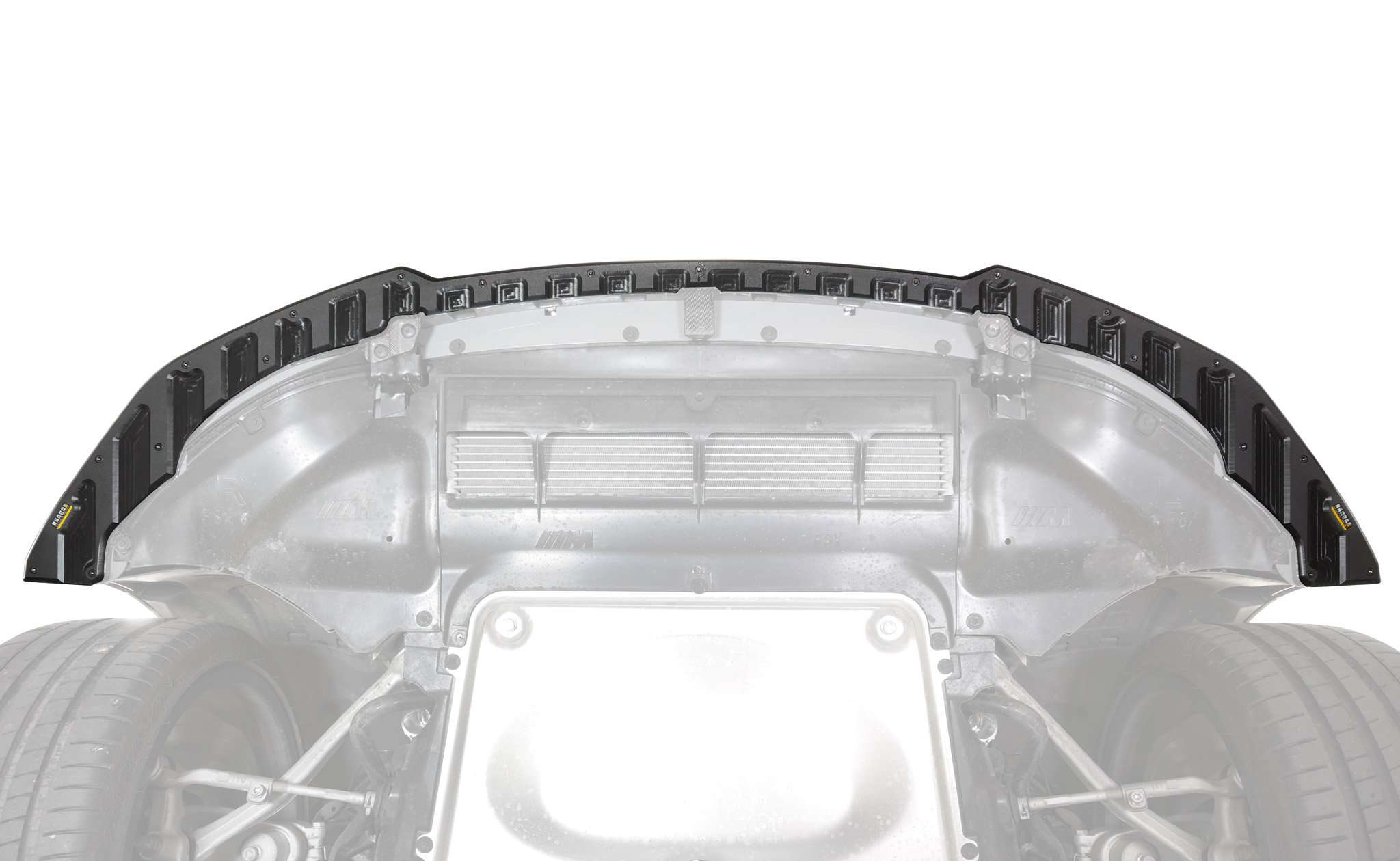 BMW M3 CS Scrape Armor skid plate bumper protection.