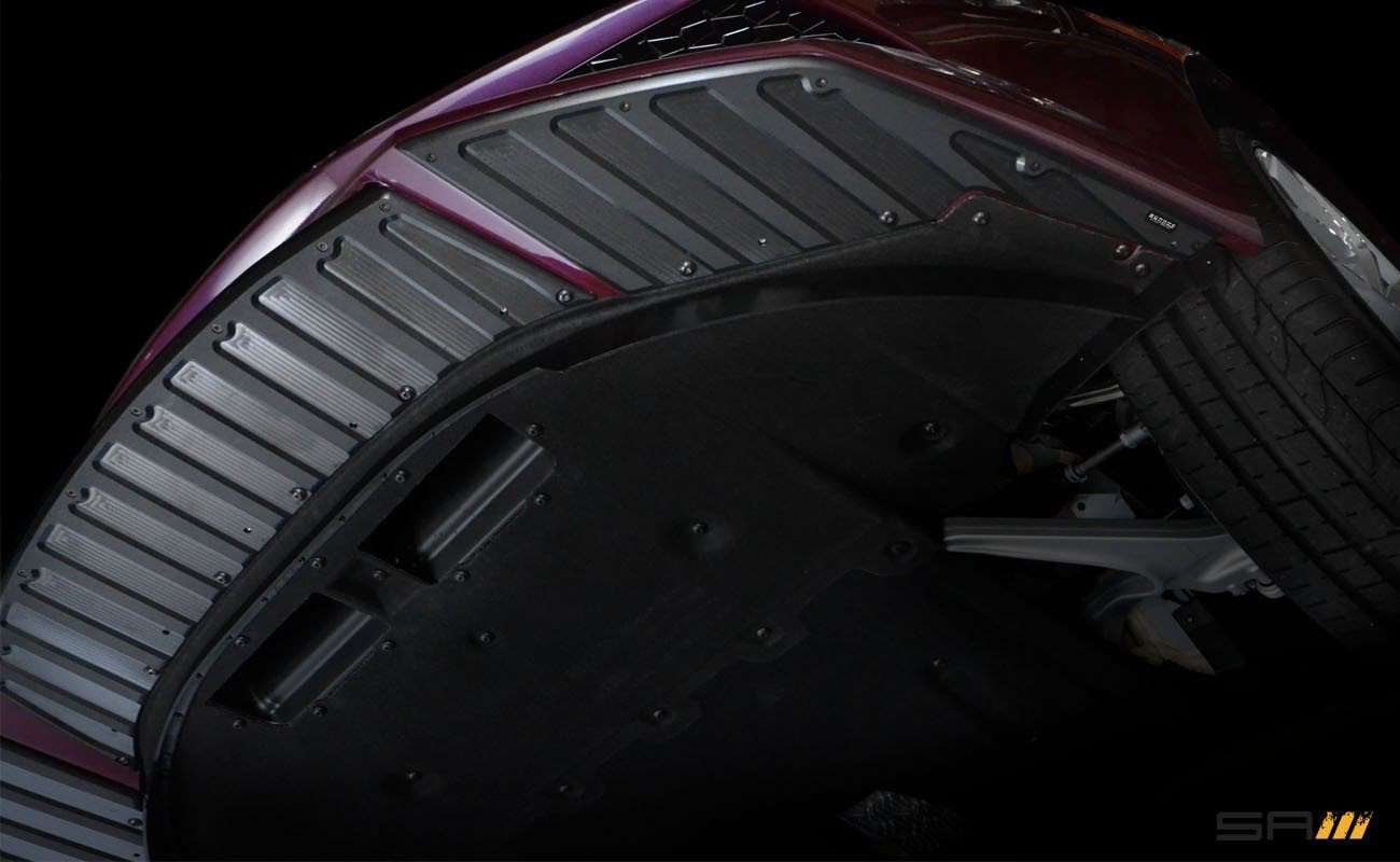 Lamborghini Spyder Scrape Armor Bumper Protection Skid Plate