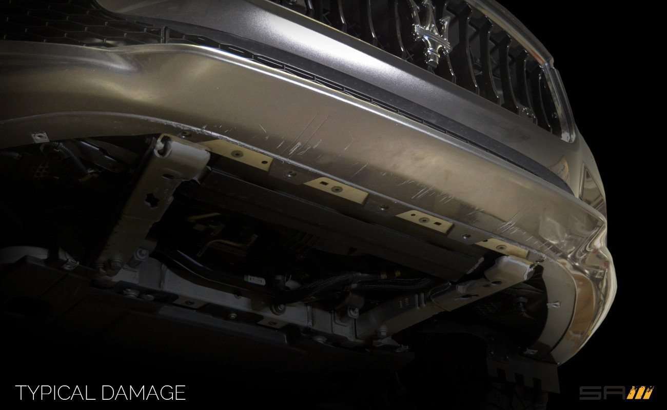 Scrape Armor Bumper Protection - Maserati Ghibli 2014-2017