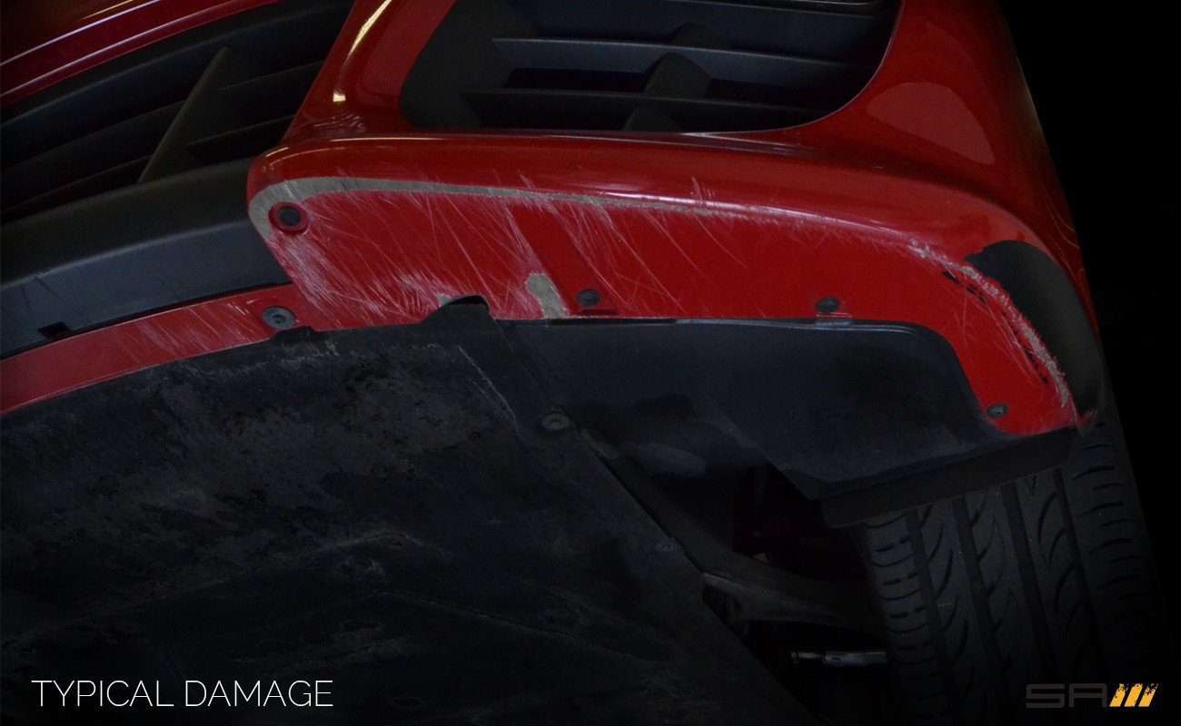 Scrape Armor Bumper Protection - Porsche Panamera GTS 2010-2013 (Pre Face Lift)