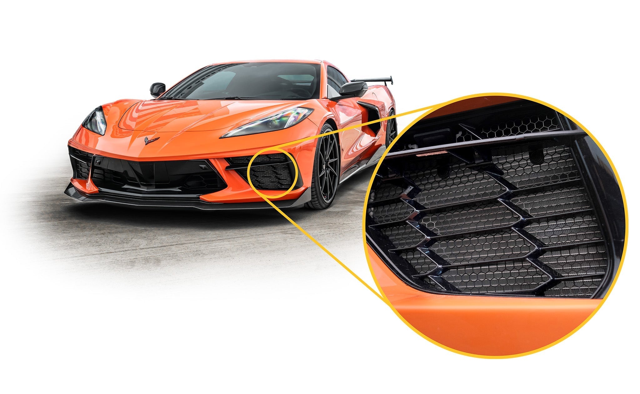 Scrape Armor Radiator Guards C8 Corvette